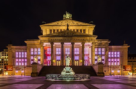 Concert hall, Berlin, Germany.