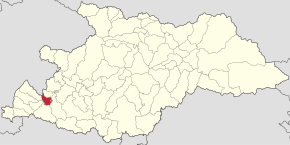 Localizarea comunei in județul Maramureș
