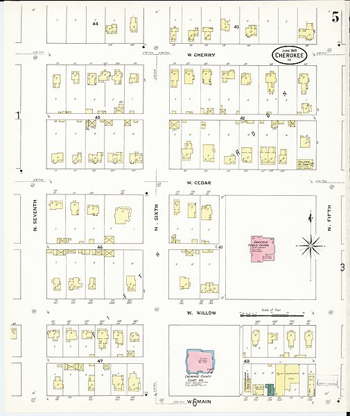 File:Sanborn Fire Insurance Map from Cherokee, Cherokee County, Iowa. LOC sanborn02602 005-5.jpg