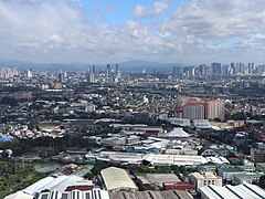 Santa Mesa, Pandacan, Paco with Cubao-Ortigas skyline