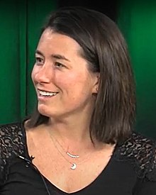 Sarah George on the Addiction Recovery Channel (cropped).jpg