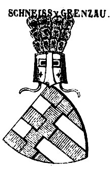 Wappen derer Schneiss von Grenzau