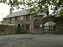 School room and teacher's residence.