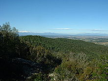 Vue de la Serra de Cals, dans les Gavarres
