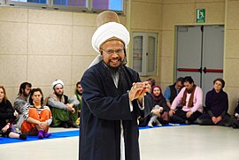 Sheikh Ahmed Dede in a dervish whirling workshop in Madrid, Spain (02/2012) Sheijk Ahmed Dede in Madrid, Spain.JPG