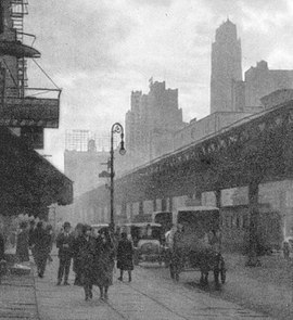 Sixth Avenue in 1922