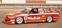 Gibson Motorsport Holden Commodore VP of Mark Skaife at Lakeside International Raceway in April 1994 Skaife-vp94.jpg
