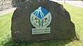 Snowdonia National Park sign, Llanberis, Wales, UK, 2018