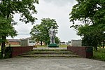 Sobishchytsi Volodymyretskyi Rivnenska-monument to fellow-villagers-general view.jpg