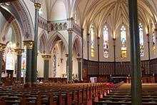 View of the altar from the nave St. Andrew's Cathedral 10.JPG