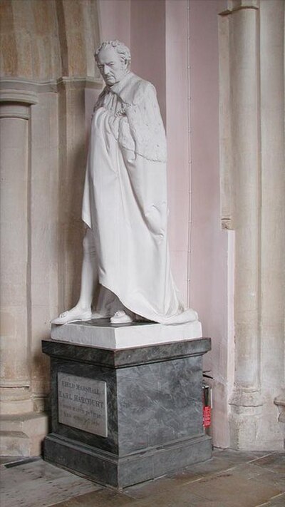 Sievier's plaster model for his statue of William Harcourt, 3rd Earl Harcourt