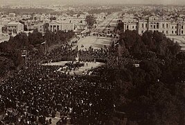 Ceremony to mark the unveiling of the statue of Queen Victoria in Victoria Square, Adelaide, on 11 August 1894.