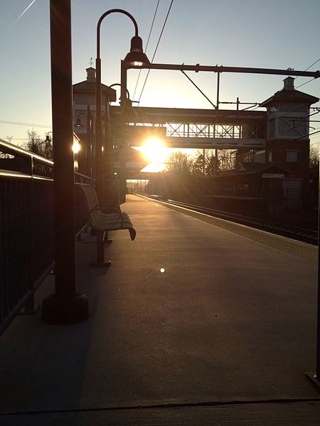 File:Sunset at Guilford station.jpg