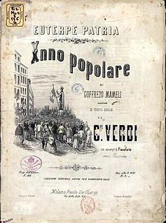 Suona la tromba secular hymn composed by Giuseppe Verdi