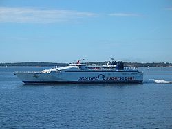 HSC SuperSeaCat Three matkalla Tallinnaan.