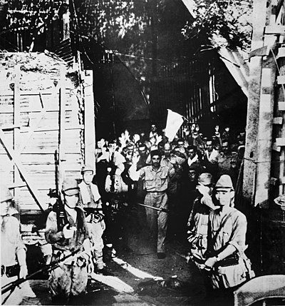 Surrender of US forces at Corregidor, Philippines, May 1942