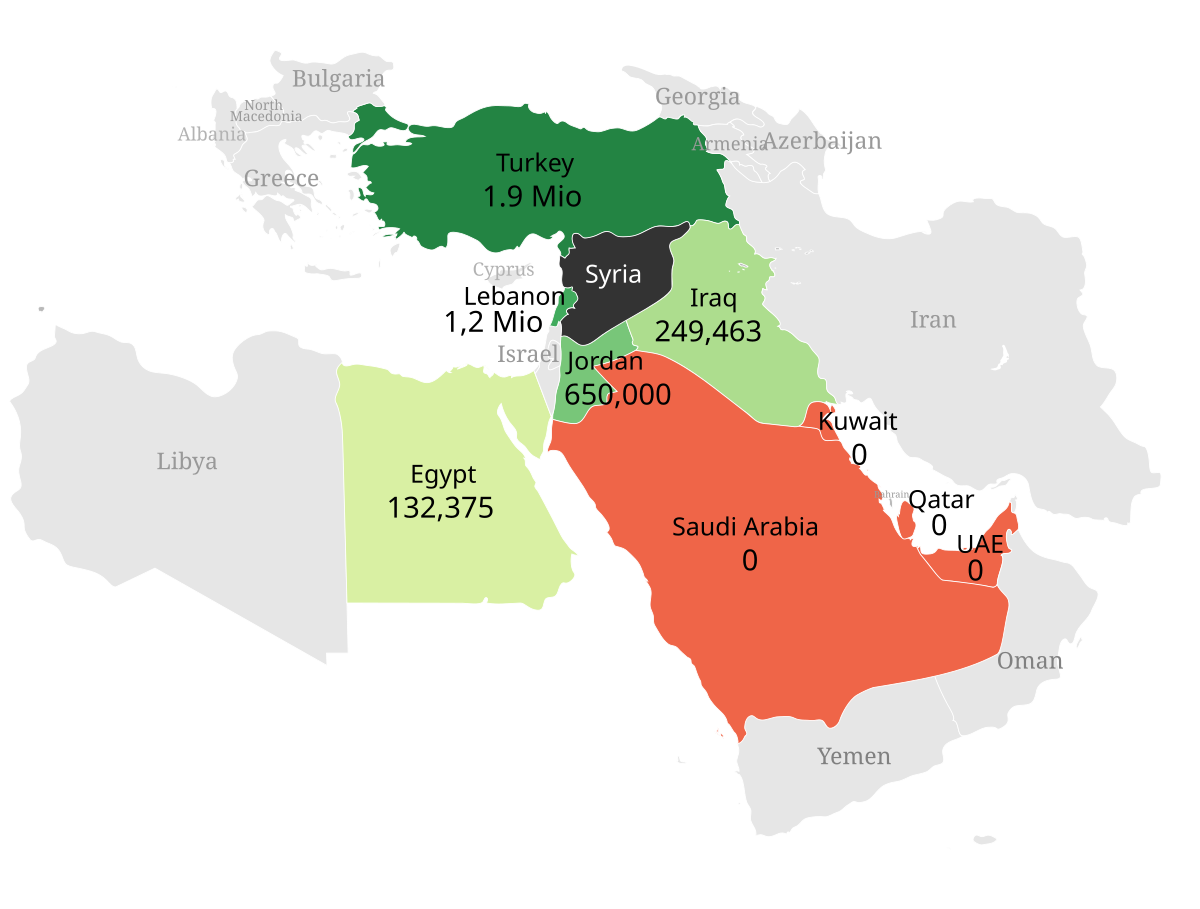 File:Syrian refugees in the Middle East map en.svg - Wikimedia Commons