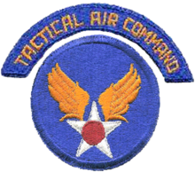 1946 USAAF Tactical Air Command shoulder patch TAC-1946-shoulder-patch.png