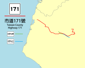 TW CHW171 RouteMap.svg