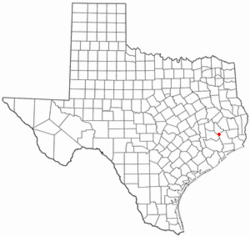 Location of North Cleveland, Texas