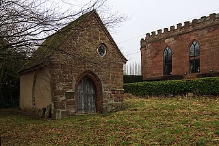 Talbot Chapel, Longford Church in Shropshire, England