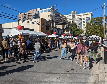 Cordell Avenue during Taste of Bethesda 2023