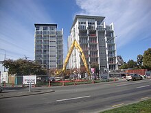 78 Park Terrace - start of demolition Terrace on the Park 06.JPG