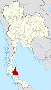 Poziția localității Nakhon Si Thammarat