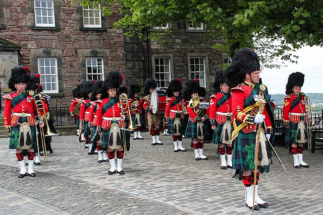 The Band of the Royal Regiment of Scotland at Edinburgh Castle