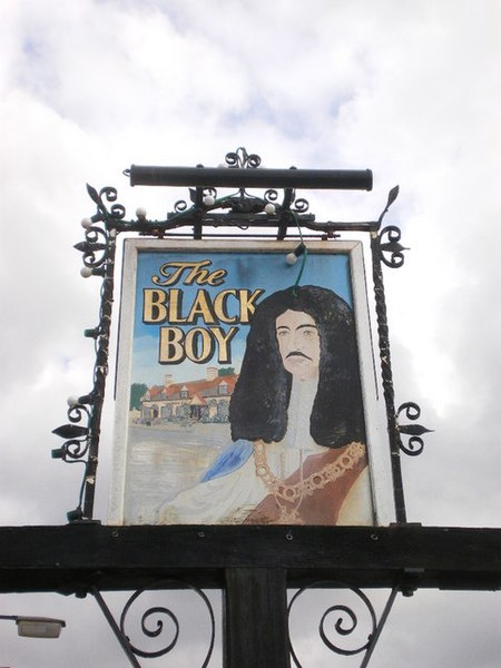 File:The Black Boy, Weeley, Sign - geograph.org.uk - 1579001.jpg