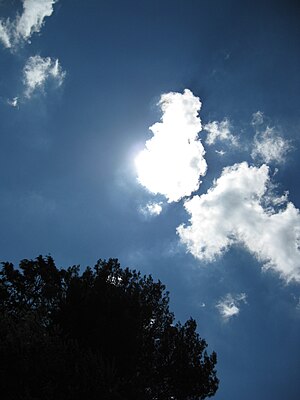 Cielo: Etimologia, Perché il cielo è azzurro?, Fenomeni atmosferici