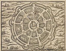 Ansicht von Palmanova (Theatrum Urbium von Abraham Saur, Ausgabe 1610)