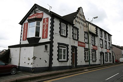 How to get to Abercynon in Rhondda Cynon Taf by Train or Bus?