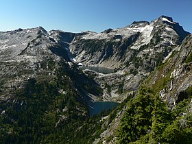 Upper (5040 feet, 1536 m) and Middle (4700 feet, 1433 m)