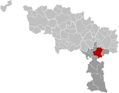 Thuin Hainaut Belgium Map.svg