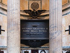 Tomb Vittorio Emanuele II, Pantheon, Rome, Italy.jpg