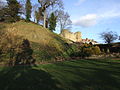 Tonbridge Castle, a motte-and-bailey castle from 1066.