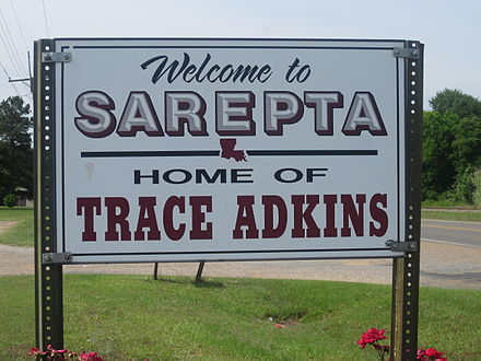 Sarepta, Louisiana, honors its home-town celebrity, Trace Adkins