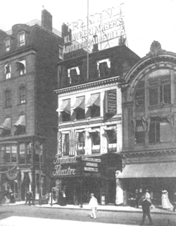 <span class="mw-page-title-main">Tremont Theatre, Boston (1889)</span>