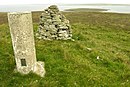 Trig Point and Cairn, highest point on Gairsay (102 metres) - geograph.org.uk - 912028.jpg