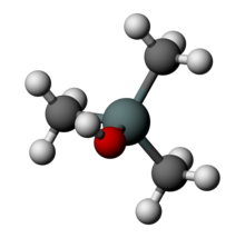 Trimethylsilanol (structure).png