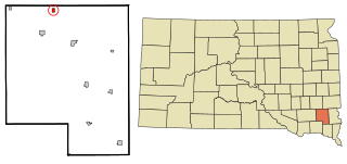 <span class="mw-page-title-main">Monroe, South Dakota</span> Town in South Dakota, United States