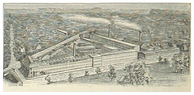 The Winchester arms factory in New Haven, Connecticut, 1891
