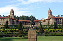 Union Buildings in Pretoria, seat of the executive Uniegebou.jpg