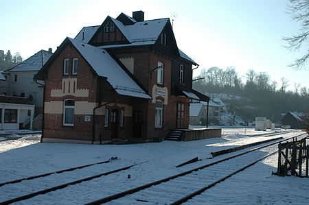 Untere Kochertalbahn Bf Oedheim 20060129