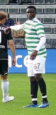 Victor Wanyama - voted the SPL Young Player of the Year in 2013 Victor Wanyama 2012.jpg