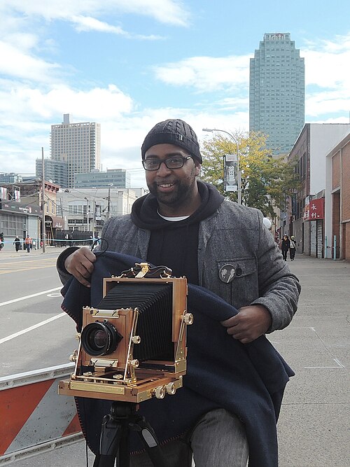 Image: View cameraman on 44 Drive for NYC 2014 Marathon jeh