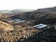 View eastwards across the precipitation ponds at Mona Mine