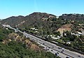 Interstate 405, seen from the Getty Center Monorail, direction North