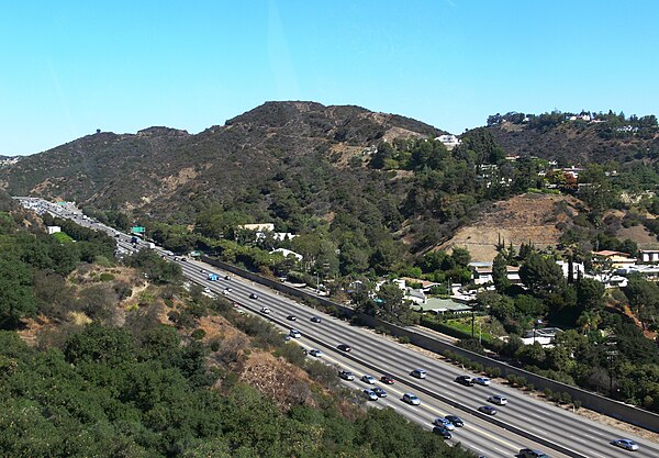 Sepulveda Pass, in the Santa Monica Mountains.